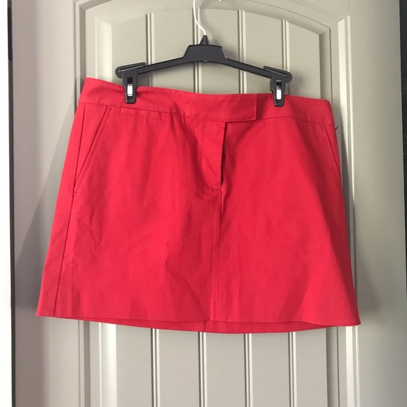 J. Crew Dresses & Skirts - J. Crew red midi skirt (New)